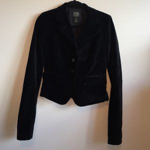 Lucky Brand Black Velvet(like) Blazer